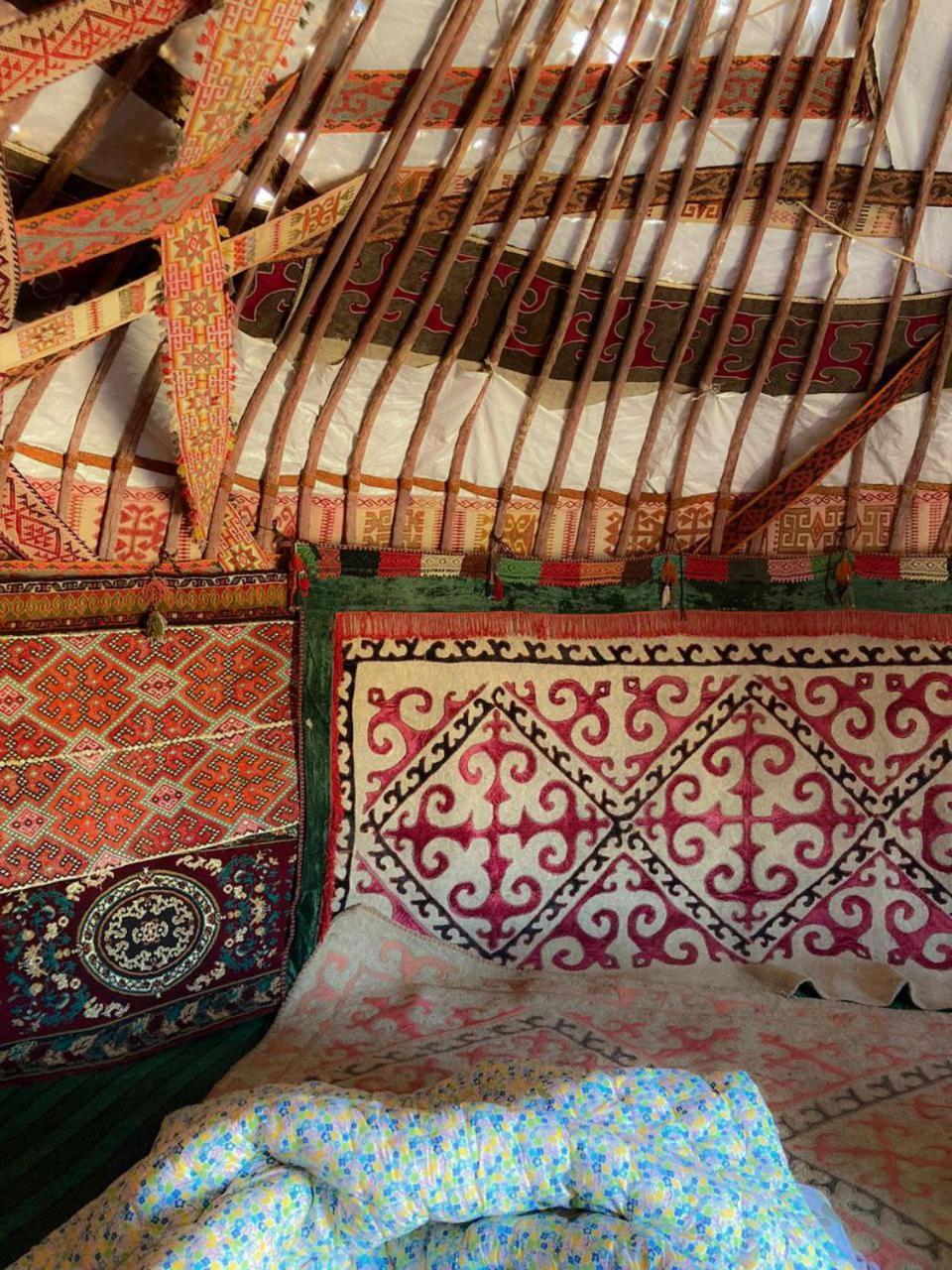 Authentic Uzbek Yurt Camp Eco-Friendly Hotel Nurota Buitenkant foto