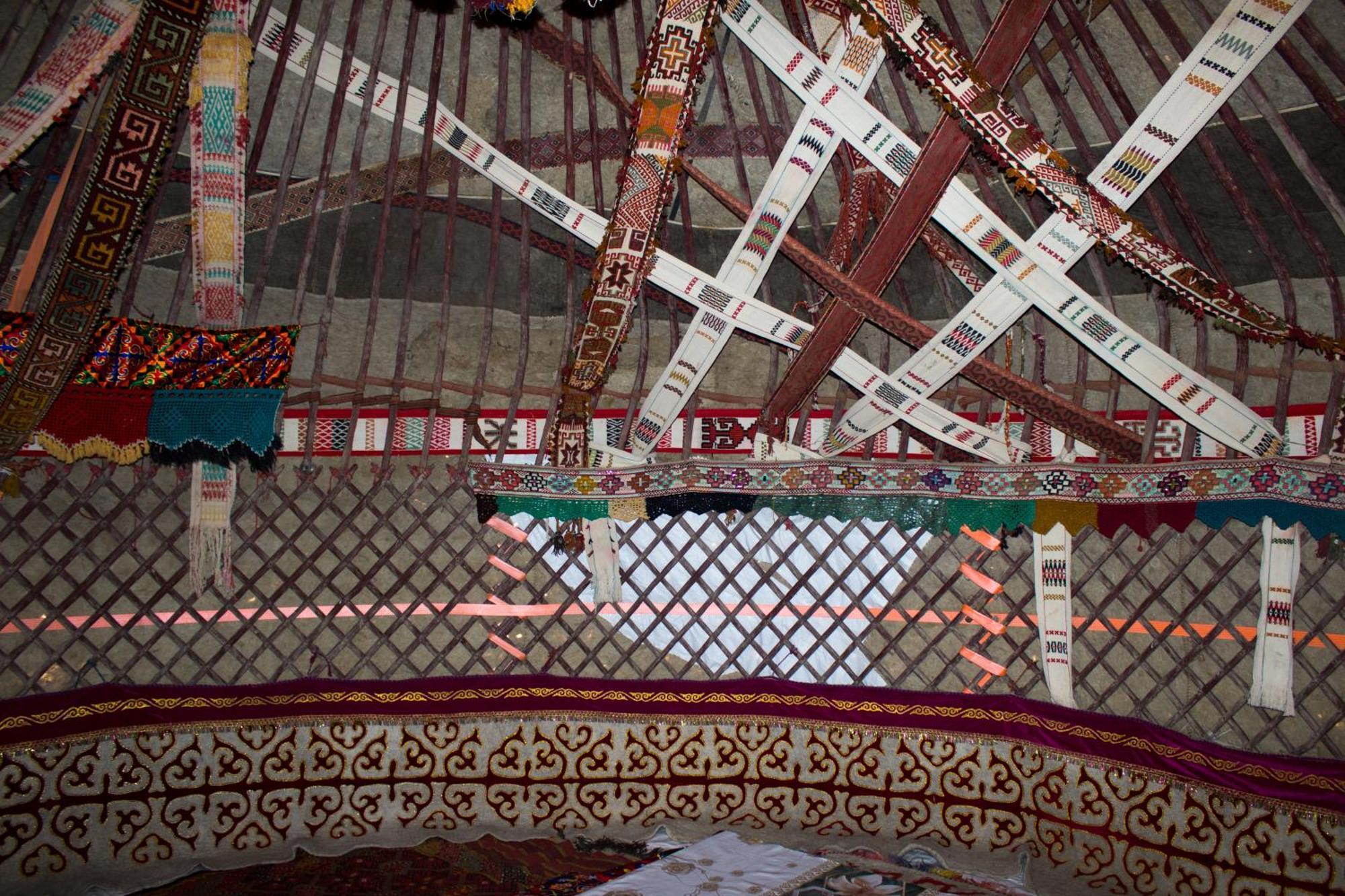 Authentic Uzbek Yurt Camp Eco-Friendly Hotel Nurota Buitenkant foto