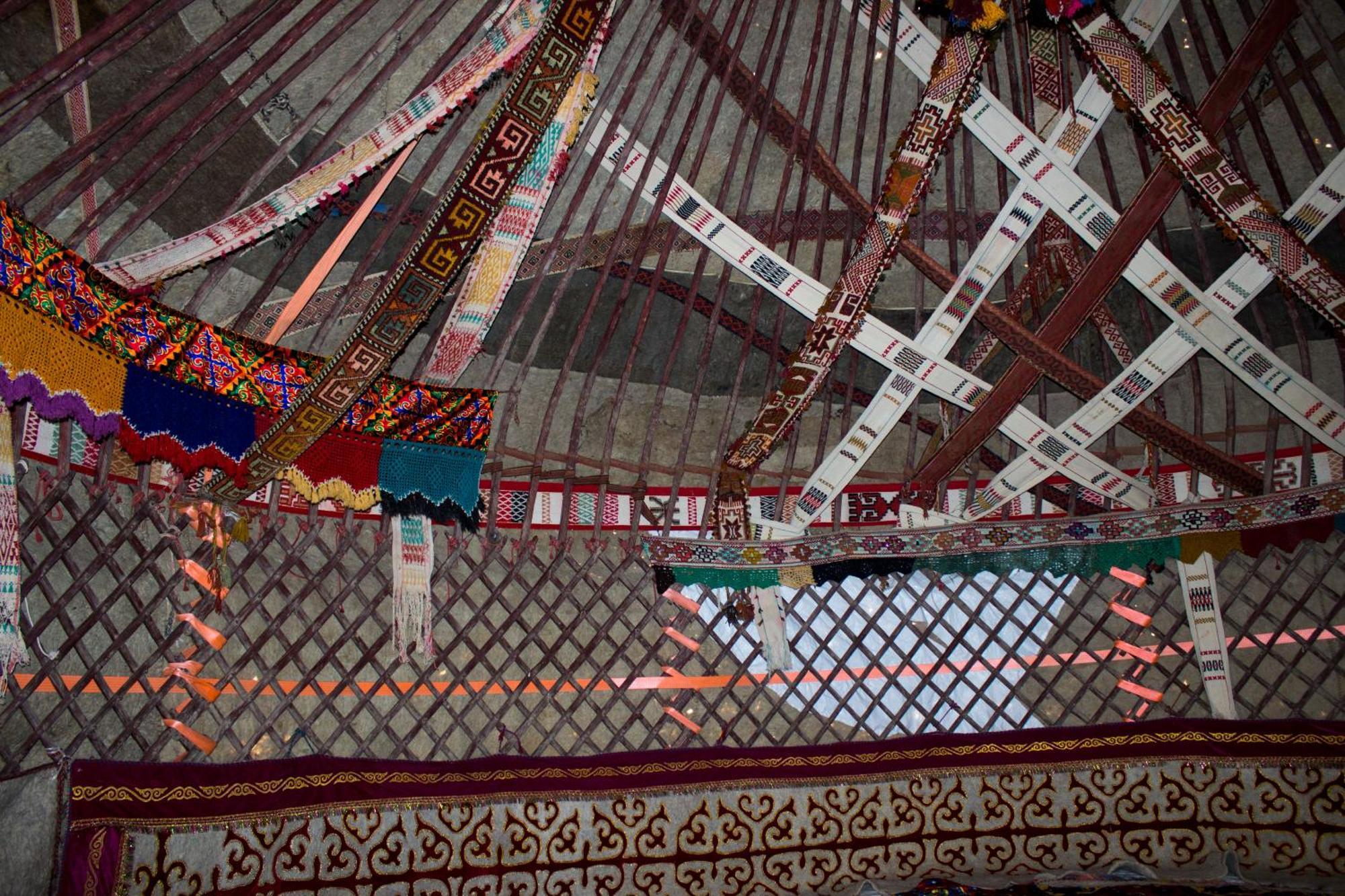 Authentic Uzbek Yurt Camp Eco-Friendly Hotel Nurota Buitenkant foto